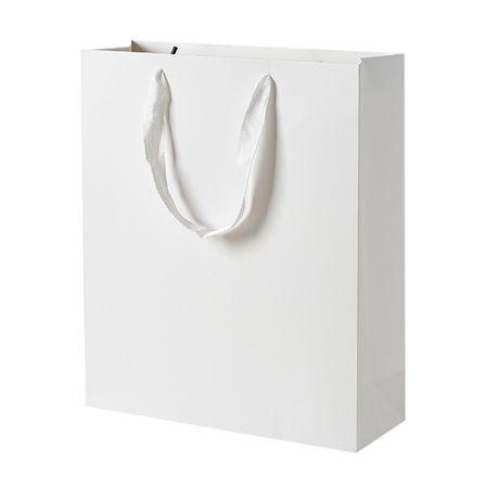 Premium Paper Gift Bags (12 Pack) -S(15*6*20CM) - White