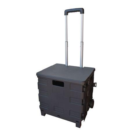 Bestby - 50L/65L Heavy Duty Foldable Cart with Wheels and Pull Handle - 50.0 L