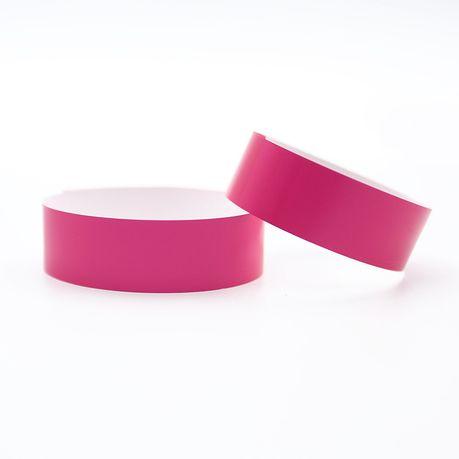 Bestby - Paper Ticket Wristbands for Event/Concert/Party (500 PCS) - Pink