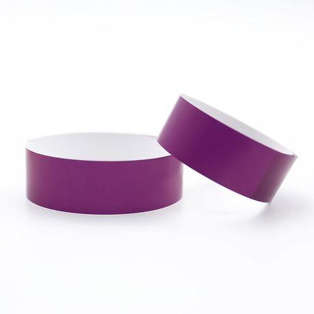 Bestby - Paper Ticket Wristbands for Event/Concert/Party (500 PCS) - Purple