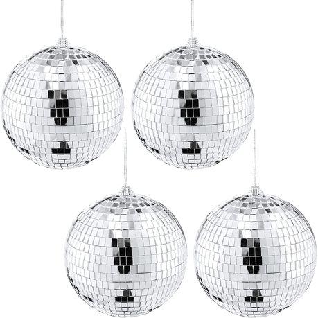 Bestby - 4 Piece Mirror Ball for Disco, Wedding or Party - 15 cm