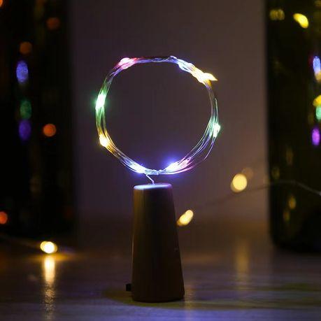 AICOM Bottle Cork LED Fairy String Lights for Decorations(6 Pack) - Warm White