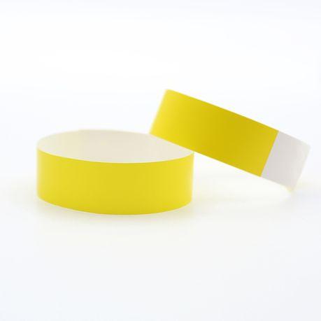ARFAST - Paper Ticket Wristbands for Event/Concert/Party (600pcs ) - Yellow