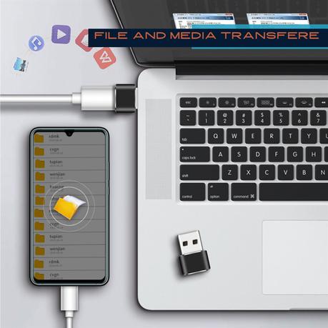 AICOM - Type- C Female to USB Male Adapter (2 Pack) - Image 4