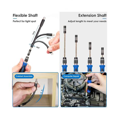 AICOM - 142 Piece Electronics Precision Screwdriver Set - Image 3