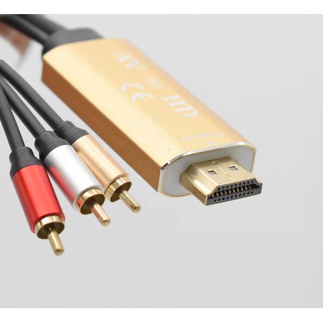 AICOM - 3RCA (AV) to HDMI Male Converter Cable (2m) - Image 4