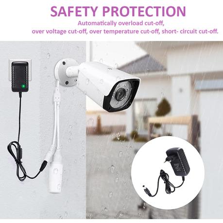 AICOM - 12V 3A AC/DC Power Supply Adapter Power Cable - Image 6