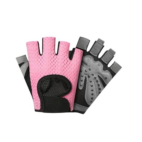 ARFAST - Weightlifting Workout Gloves with Cushioning Pad - Pink - S
