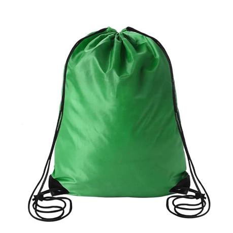 Bestby - Drawstring Backpack for Gym - Outdoor Activity -DIY Bag - 12 Pack - Green