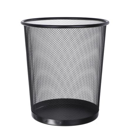 Arfast - Steel Mesh Round Waste Bins DustBins Trash Cans ( Set of 3) - L