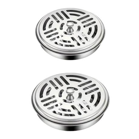 Bestby - Stainless Steel Mosquito Coil Tray (Set of 2)