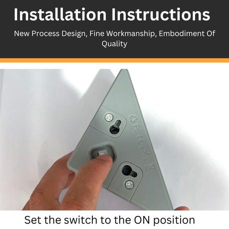 AICOM - 6PCS Solar LED Lights for Outdoor Stairs Pathway Up to 10 Hours - Image 8