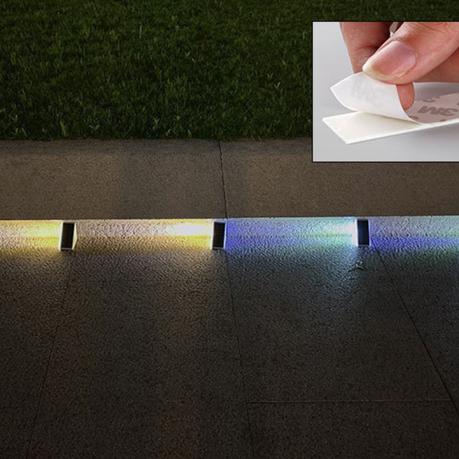 AICOM - 6PCS Solar LED Lights for Outdoor Stairs Pathway Up to 10 Hours - Image 9