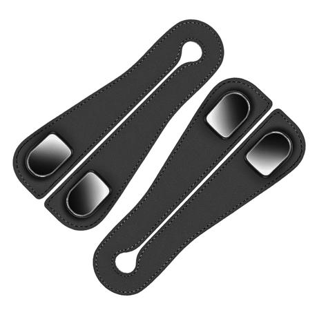 Bestby - Car Backseat Headrest Hanger Organizer with 2 Hooks - Set of 2 - Black