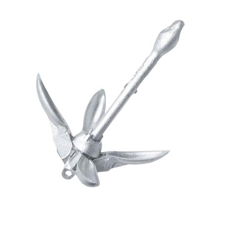 ARFAST - Foldable Galvanised Iron Grapnel Anchor For Kayak/Canoe/Small Boat - 1500 g
