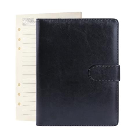 Bestby - Refillable A5 Notebook with Extra 720pcs Paper and PU Leathe Cove - Brown