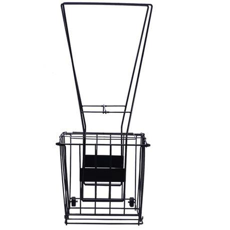 Arfast - Foldable Metal Tennis Ball Picker with 72-Ball Capacity and Wheels