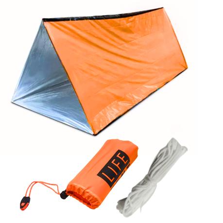 Arfast - Emergency Ultimate Survival Tent For Outdoor Activities - 2-Pack - Orange