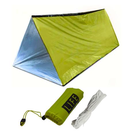 Arfast - Emergency Ultimate Survival Tent For Outdoor Activities - 2-Pack - Green