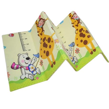 Bestby - 2 x 1.8m Foldable Waterproof Thick Foam Baby Play Mat - Animal Theme