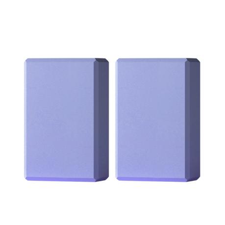 Arfast - High-Density EVA Foam Yoga Bricks for Gym Fitness - Set Of 2 - Purple