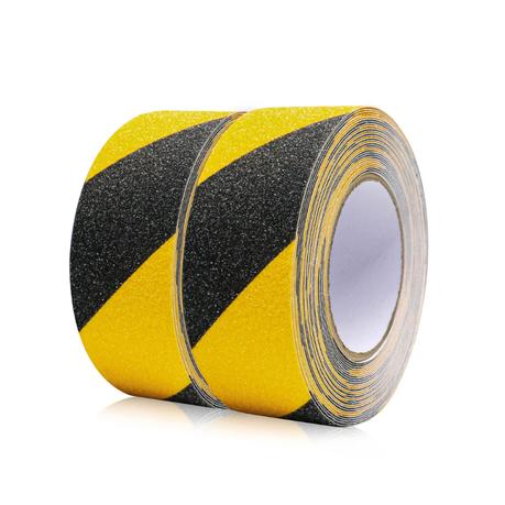 Bestby - 5cmx10m Non-Slip Safety Anti-Slip Tape Sticker for Stairs(2 Rolls) - Yellow