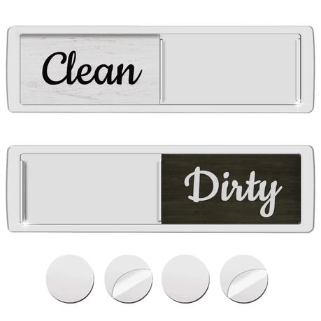 Bestby- Premium Sliding Dishwasher Magnet For Toggle -Clean & Dirty(2Pack)