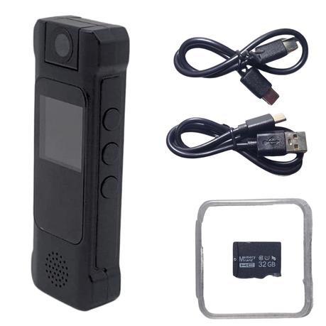 AICOM - Mini Portable C8 4K Action Camera with 32G SD Card & Dual Cables